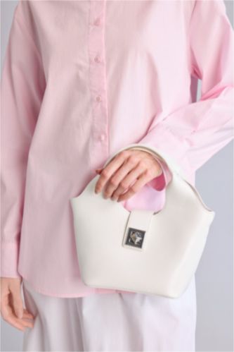 Women White Hand Bag