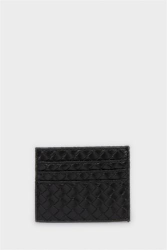 Erkek Siyah Erkek Suni Deri Kartlık