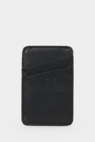 Erkek Siyah Erkek Suni Deri Kartlık