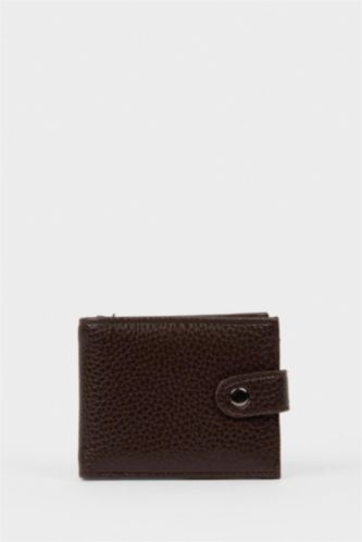 Erkek Kahve Erkek Suni Deri Cüzdan