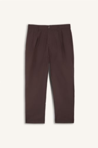 Men Brown Relax Fit Trousers