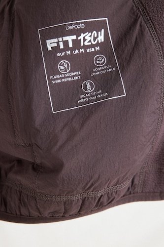 Regular Fit Zip-Up Plush Jacket