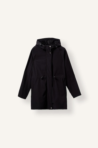 Regular Fit Hooded Lined Softshell Parka
