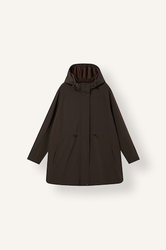 Regular Fit Lined Hooded Softshell Parka
