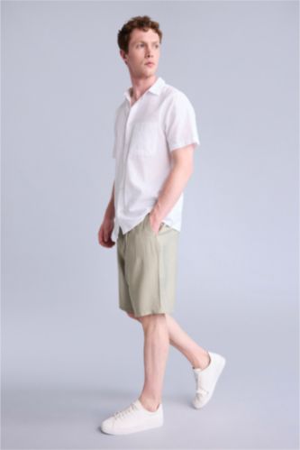 Men Khaki Bermuda