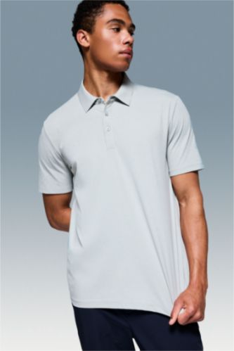 HOMME Vert Polo à manches courtes Coupe standard