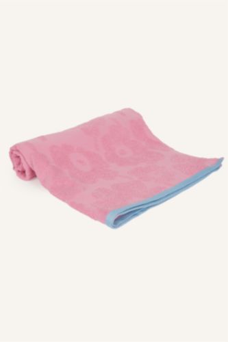 Women Pink Printed Cotton Towel