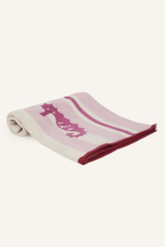 Women Pink Printed Cotton Towel