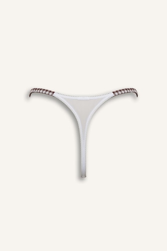 With Lace Cotton Slip Panty