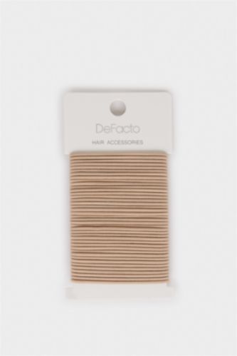 Kadın Bej Kadın 20'li Saç Aksesuarı