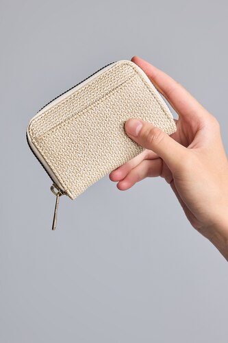 Women Beige Woman Coin Purse