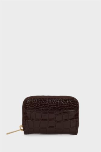 Kadın Kahve Kadın Bozuk Para Çantası