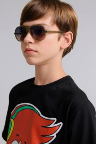 Young Boys - Teen Boys Khaki Sunglasses