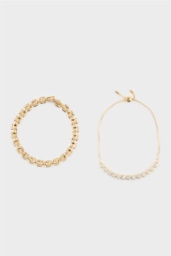 Kadın Altın Kadın 2'li Bileklik