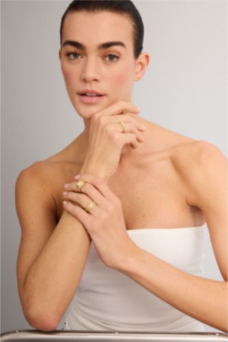 Kadın Altın Kadın 3'lü Yüzük