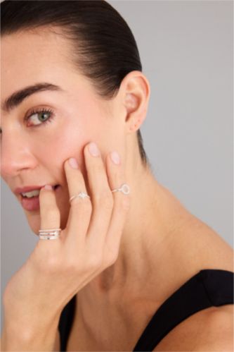 Kadın Gümüş Kadın 6'lı Yüzük