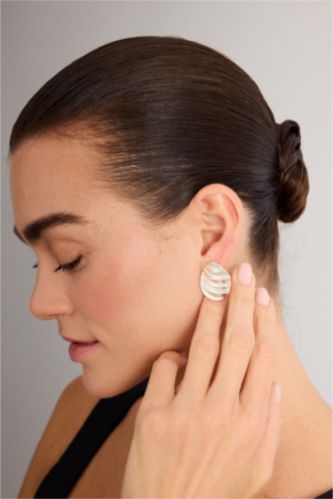 Kadın Gümüş Kadın 2'li Küpe