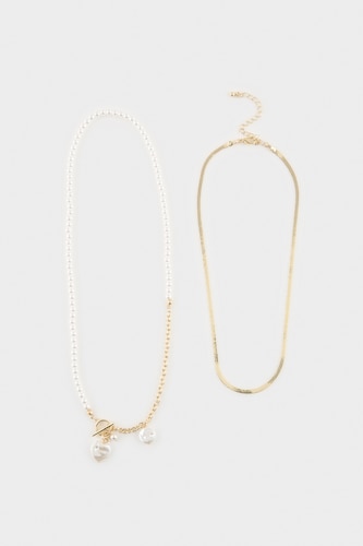 Woman 2 Piece Necklace Set