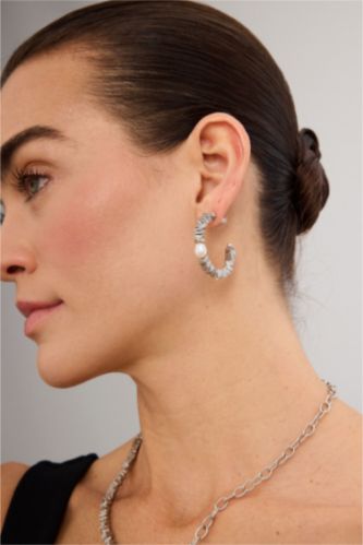 Kadın Gümüş Kadın Küpe