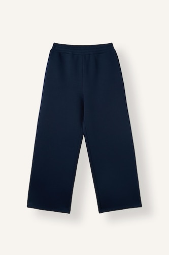 Relax Fit Wide Leg Scuba Fabric Sweatpants