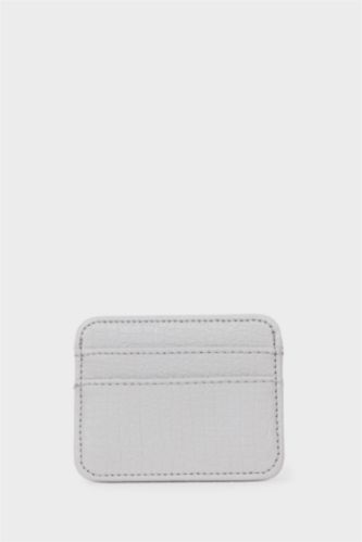 Kadın Gri Kadın Suni Deri Kartlık