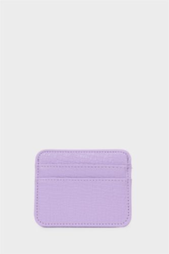 Kadın Lila Kadın Suni Deri Kartlık