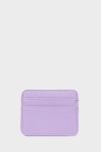 Women Lilac Woman Business Card Wallet