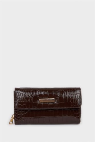 Kadın Kahve Kadın Suni Deri Cüzdan