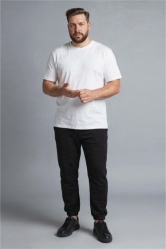 Erkek Siyah Büyük Beden Pantolon