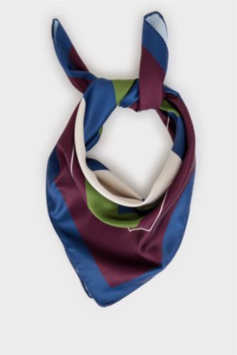 Woman Karma Woman Striped Foulard