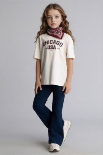 Kız Çocuk - Genç Kız Ekru 2'li Takım Kız Çocuk