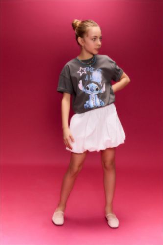 FILLES Blanc Jupe en popeline pour fille