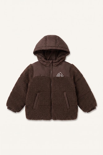 Baby Boys Brown Baby Boy Puffer Jacket