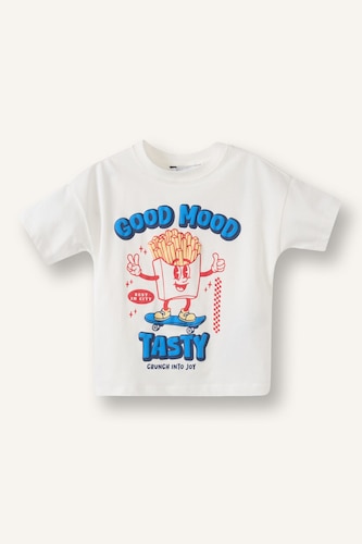 T-shirt oversize imprimé Puff à manches courtes pour bébé garçon