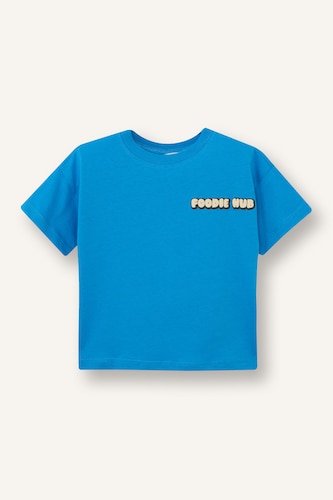 Oversize Fit Puff Print Short Sleeve T-Shirt