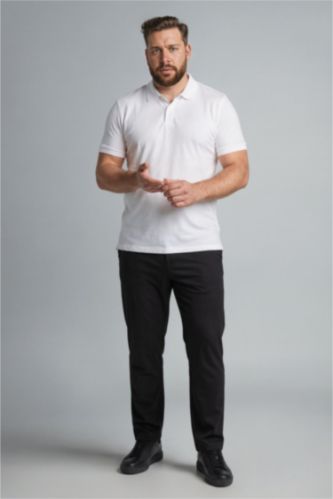 Erkek Siyah Büyük Beden Pantolon