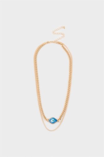 Kadın Altın Kadın 2'li Kolye