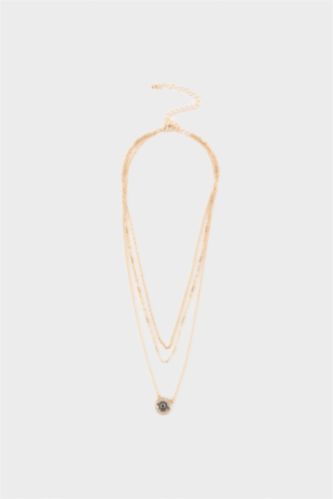 Kadın Altın Kadın 3'lü Kolye