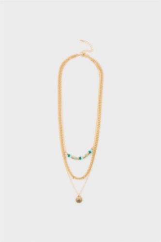 Kadın Altın Kadın 3'lü Kolye