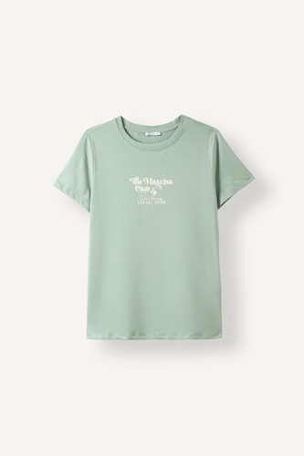 Regular Fit 100% Cotton Printed Crew Neck Short Sleeve T-Shirt