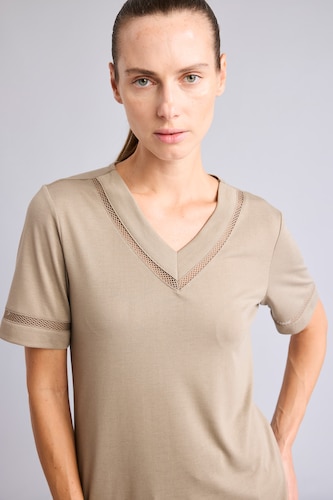 WOMAN Olive Regular Fit Short Sleeve T-Shirt
