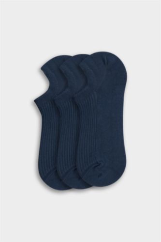 WOMAN NAVY Woman 3 piece Step Socks