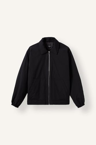 Veste imperméable à col contrasté et poches Coupe régulière
