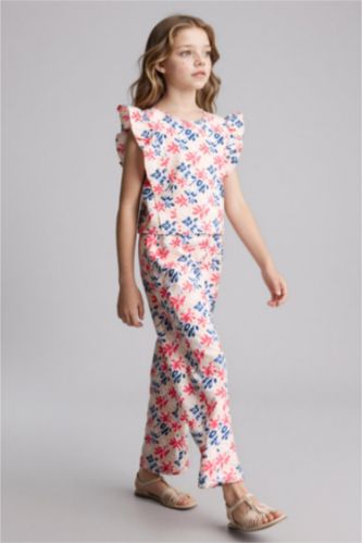 Kız Çocuk - Genç Kız Taş Wıde Leg Pantolon Kız Çocuk