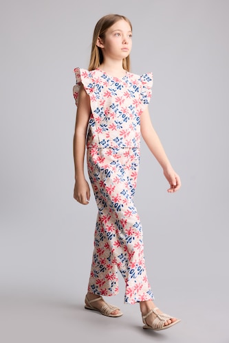 Young Girls - Teen Girls Stone Wide Leg Trousers