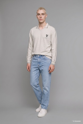 Boxy Fit Vikings Valhalla Printed Sweatshirt