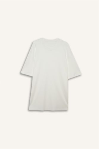 MAN White Cotton T-Shirt