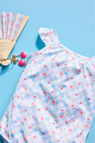 BABY GIRL Light Turquoise Baby Girl Swimsuit