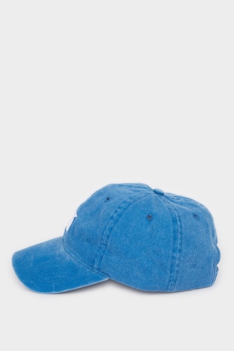 Man Embroidered Cotton Cap