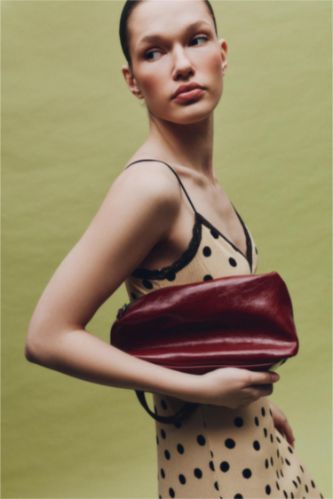 Kadın Bordo Omuz Çantası